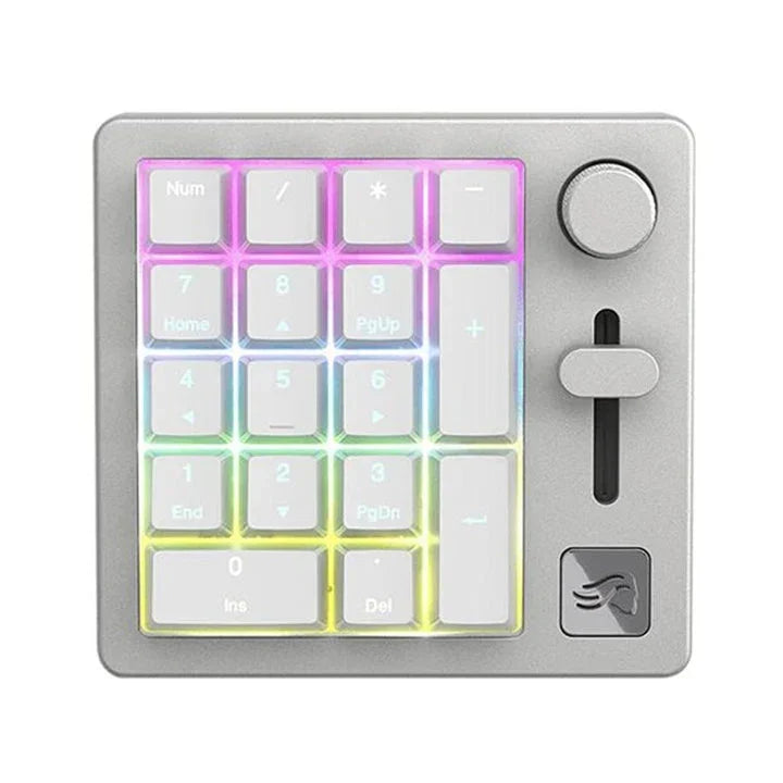 Glorious GMMK Wireless Numpad - White Ice - Tashqila Glorious GMMK Wireless Numpad - White Ice - Tashqila